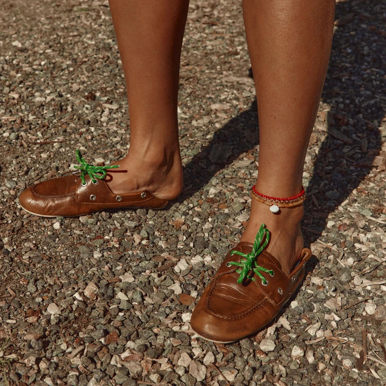 Amber Shell Tide Anklet