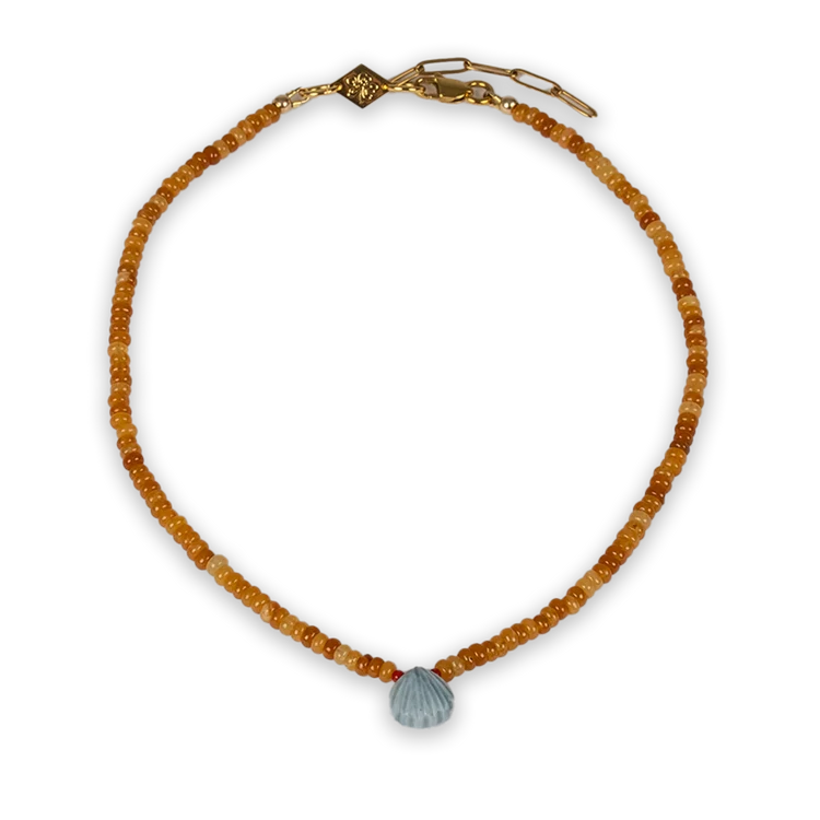 Amber Shell Tide Necklace
