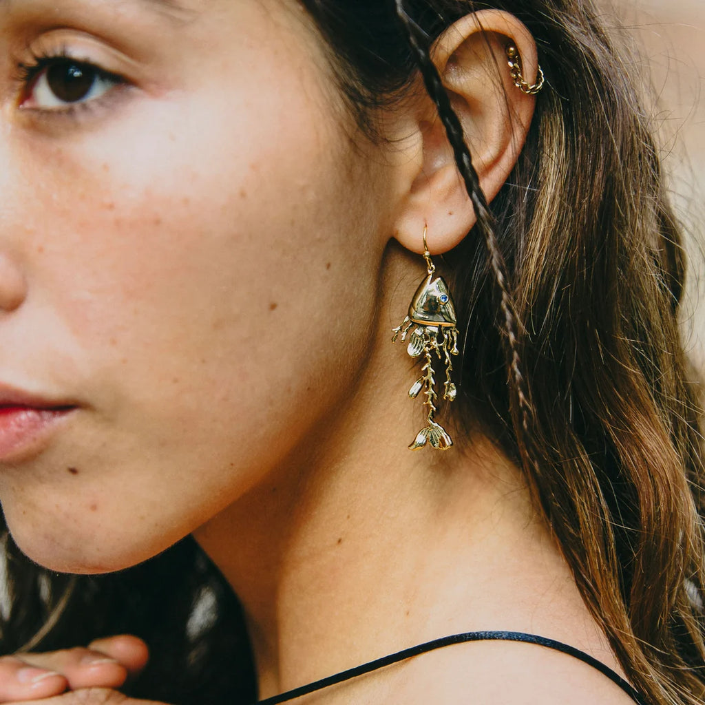 Coral Trout Earrings