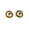 Gold Swirl Earrings