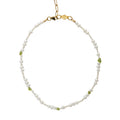 Peridot Pearl Necklace